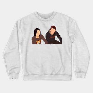 Life is Strange 2 Sean and Lyla Digital Art Sticker Crewneck Sweatshirt